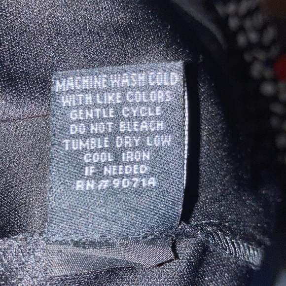 JBS Black Polka Dot Dress - Black dress with white polka dots, High-Low - Picture 12 of 12